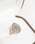 Shield Motif Diamond Ring