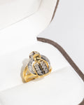 Curved Diamond Band Ring