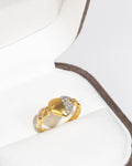 Half Heart Harmony Diamond Ring