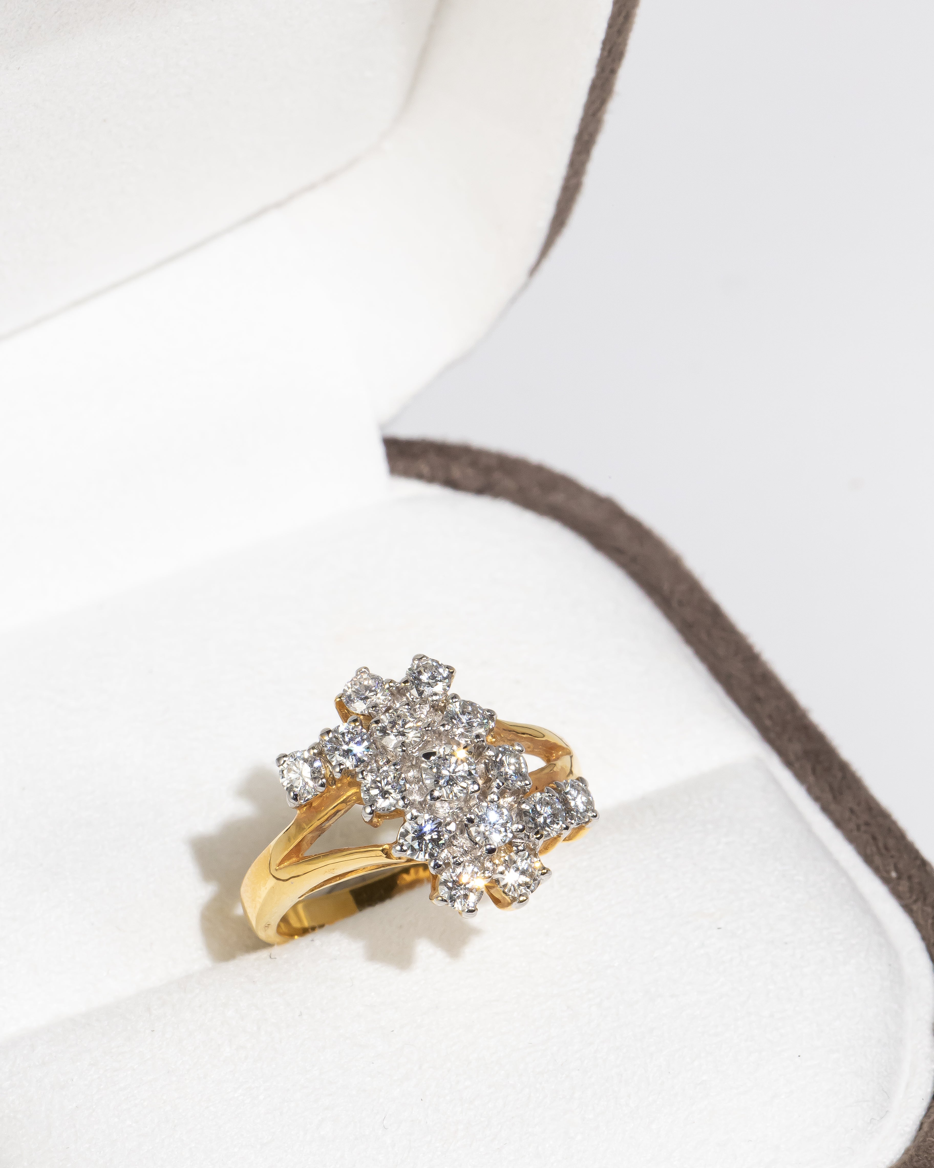 Floral Diamond Ring
