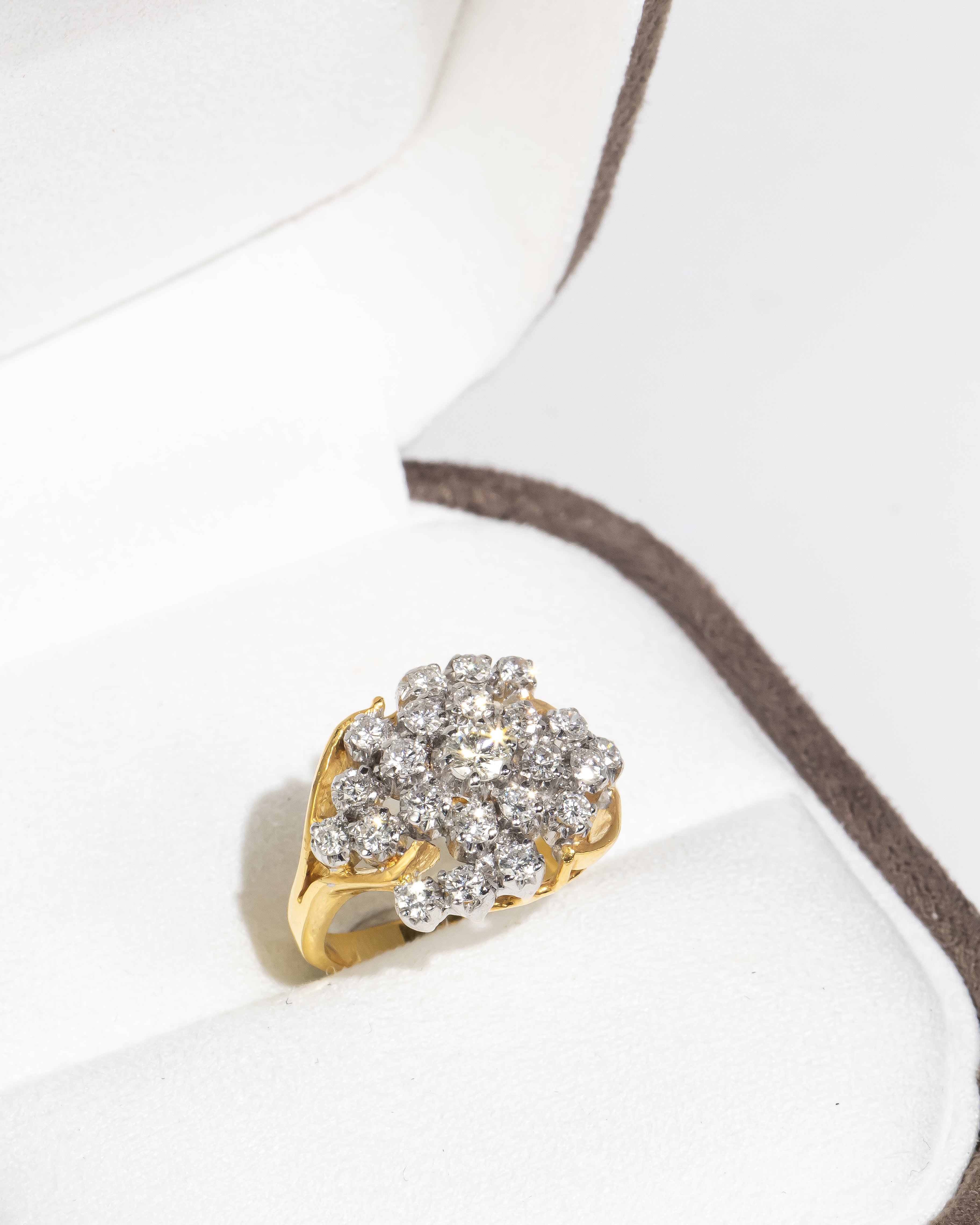 Falling Star Diamond Ring