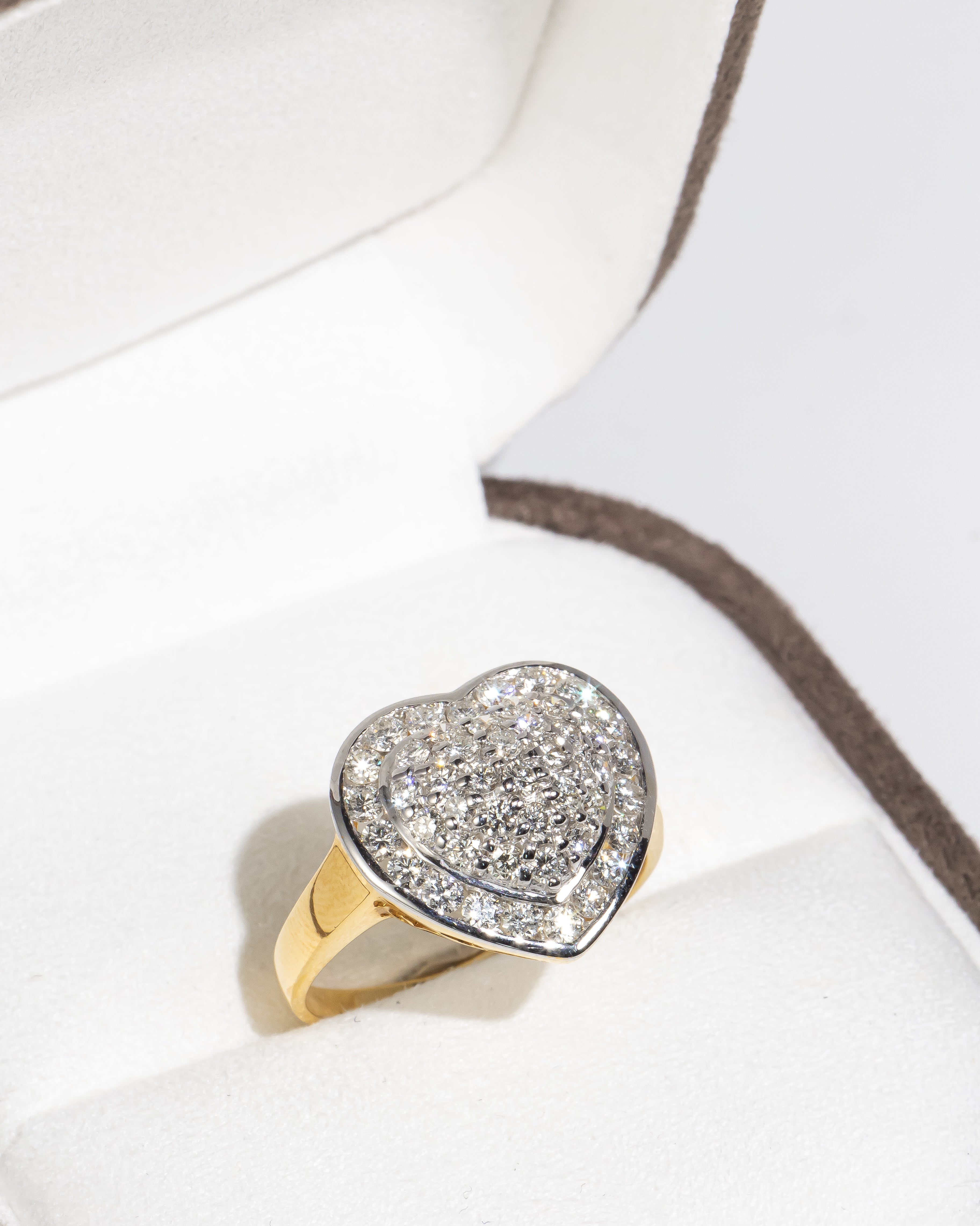 Diamond Heart Ring