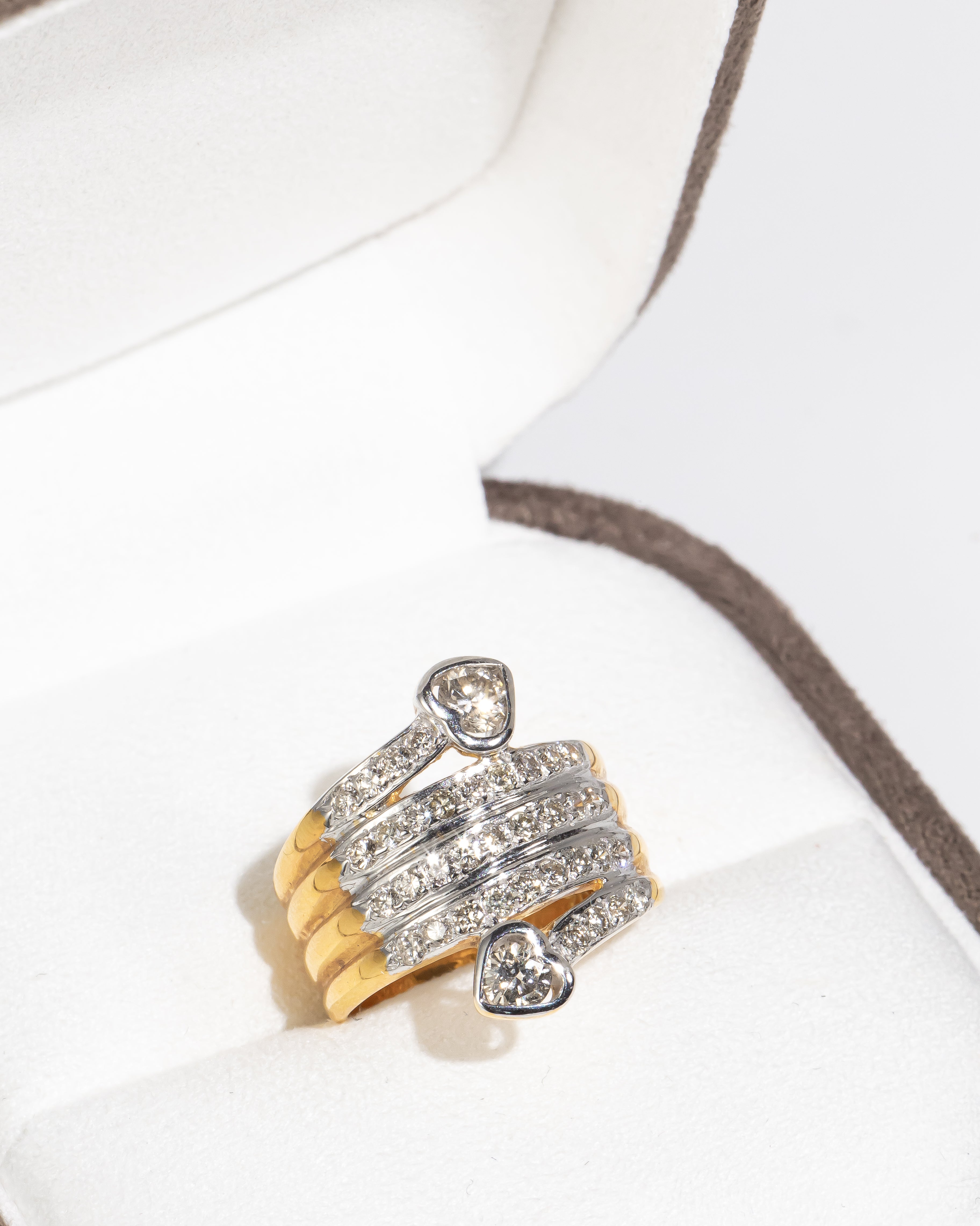 Heart Arrow Diamond Ring