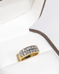 Two-Row Diamond Ring