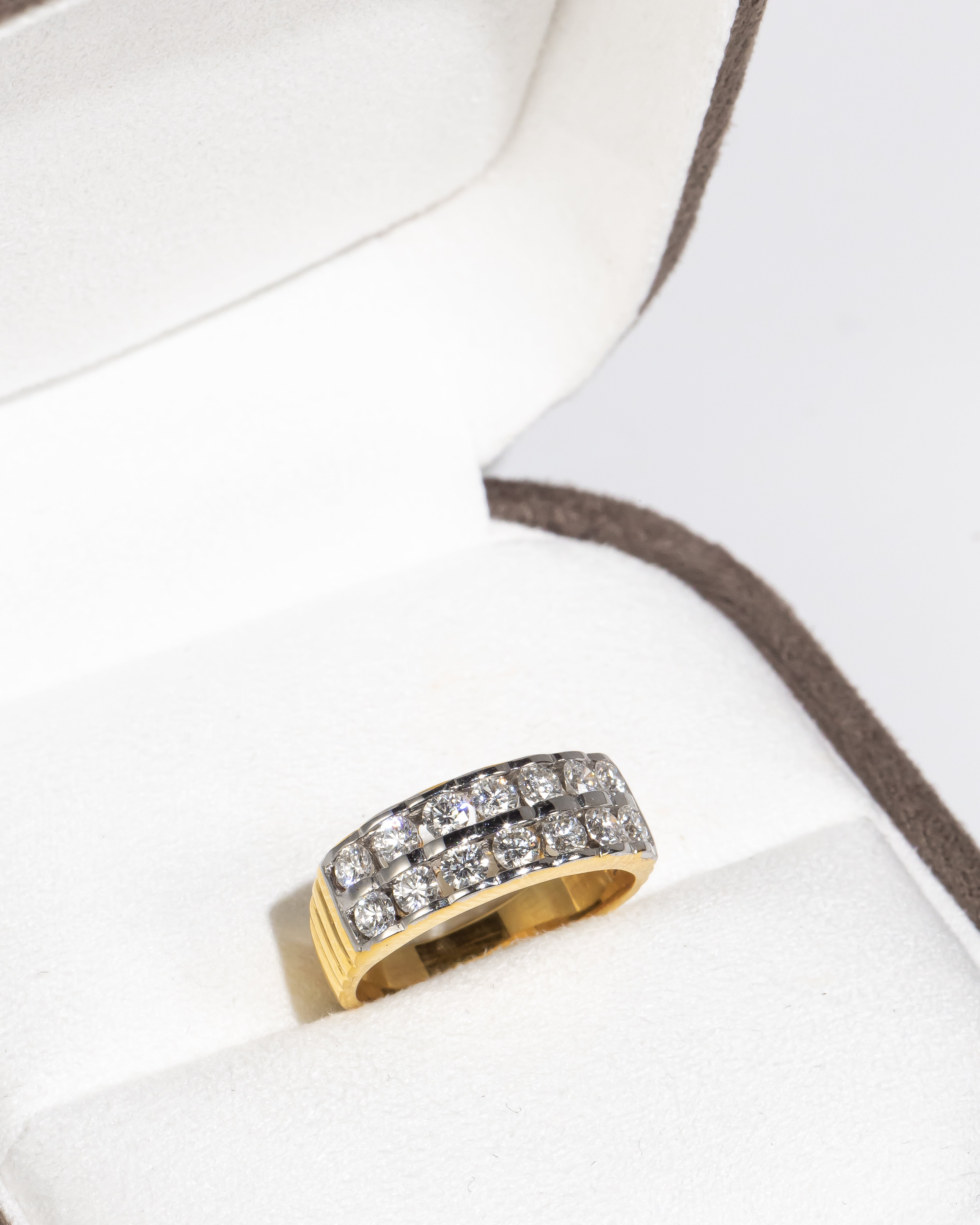 Two-Row Diamond Ring
