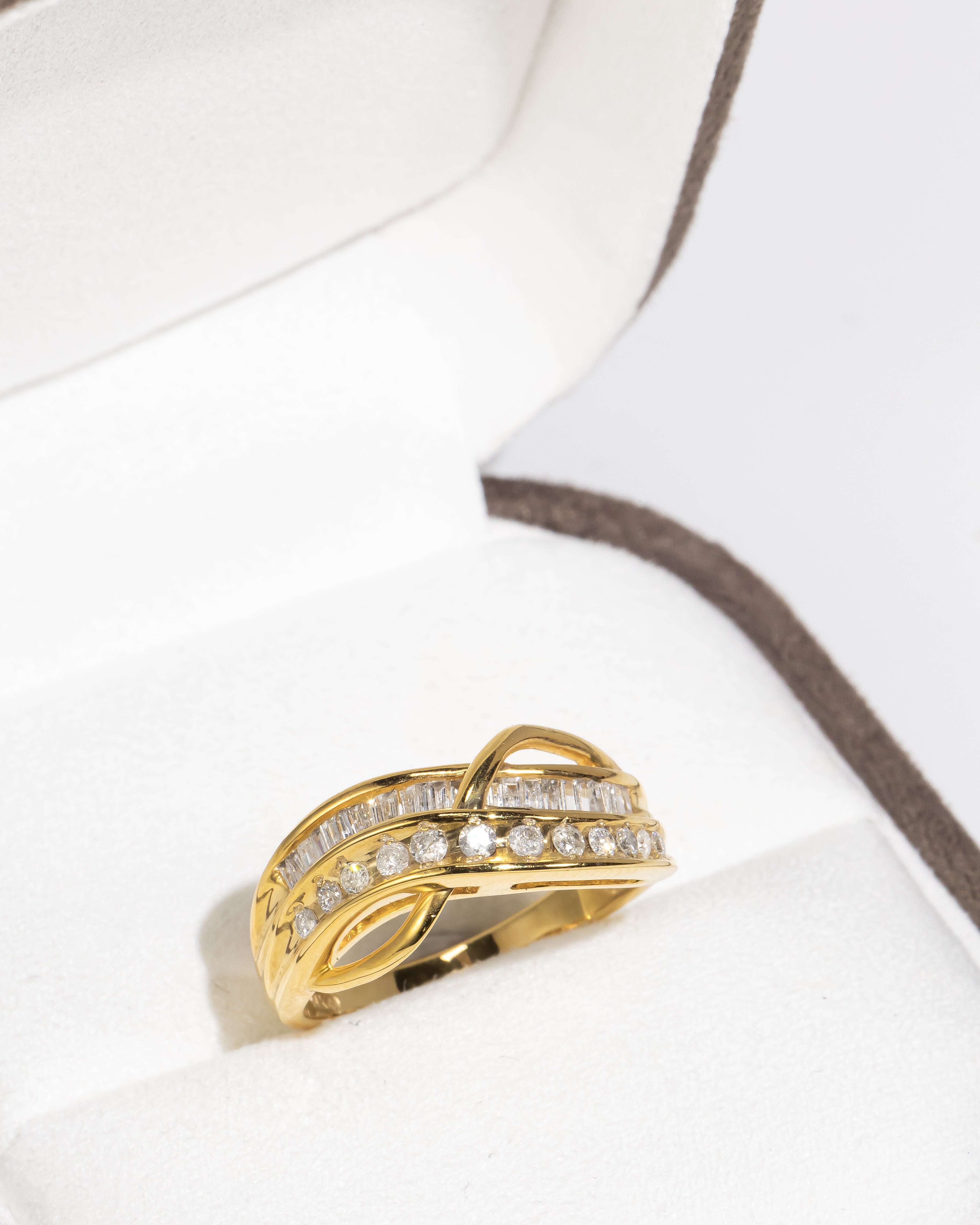 Infinity Twist Diamond Ring