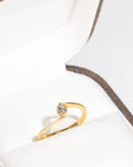 Parallel Band Diamond Ring