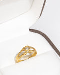 Minimalist Diamond Gold Ring