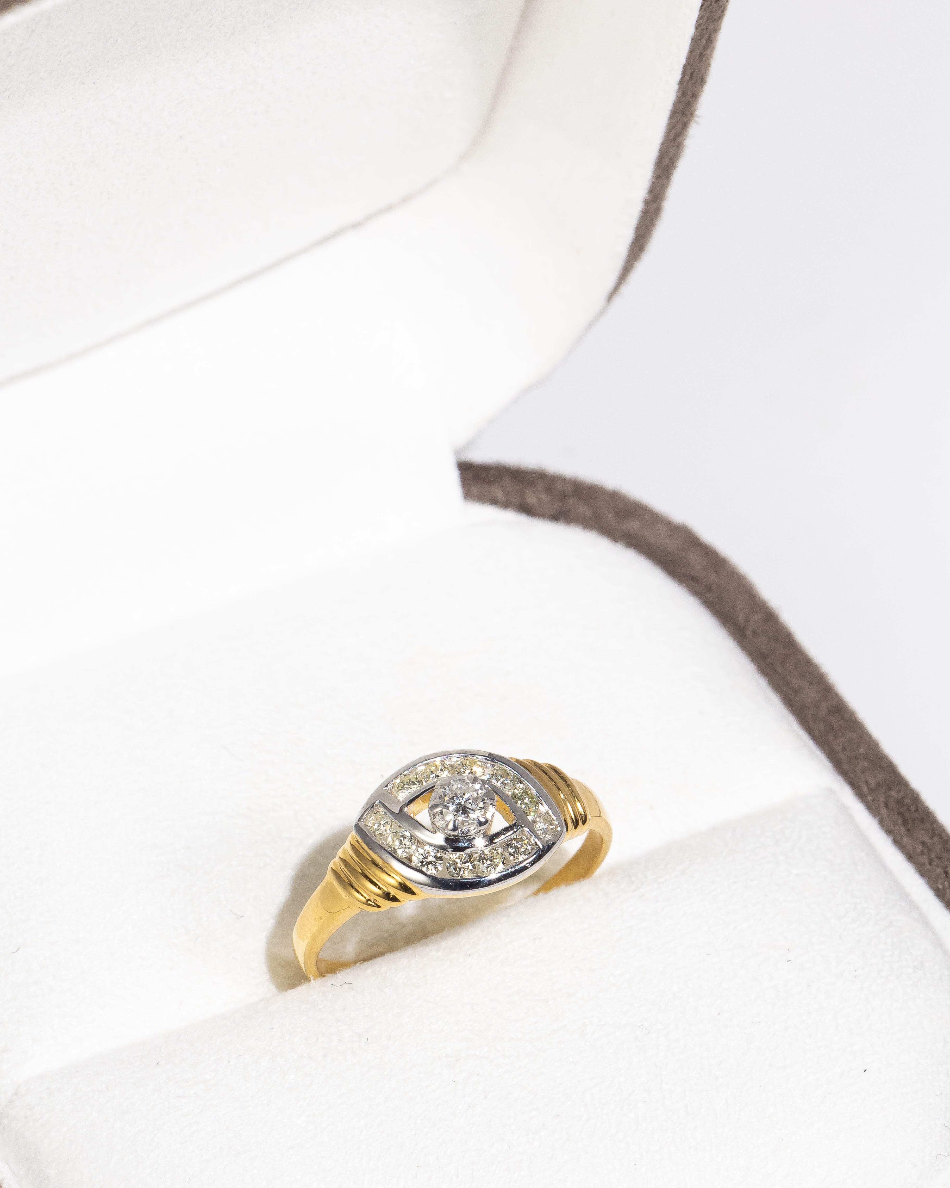 Devil Eye Diamond Ring