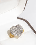 Diamond Heart Ring