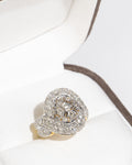 Crisscross Diamond Ring