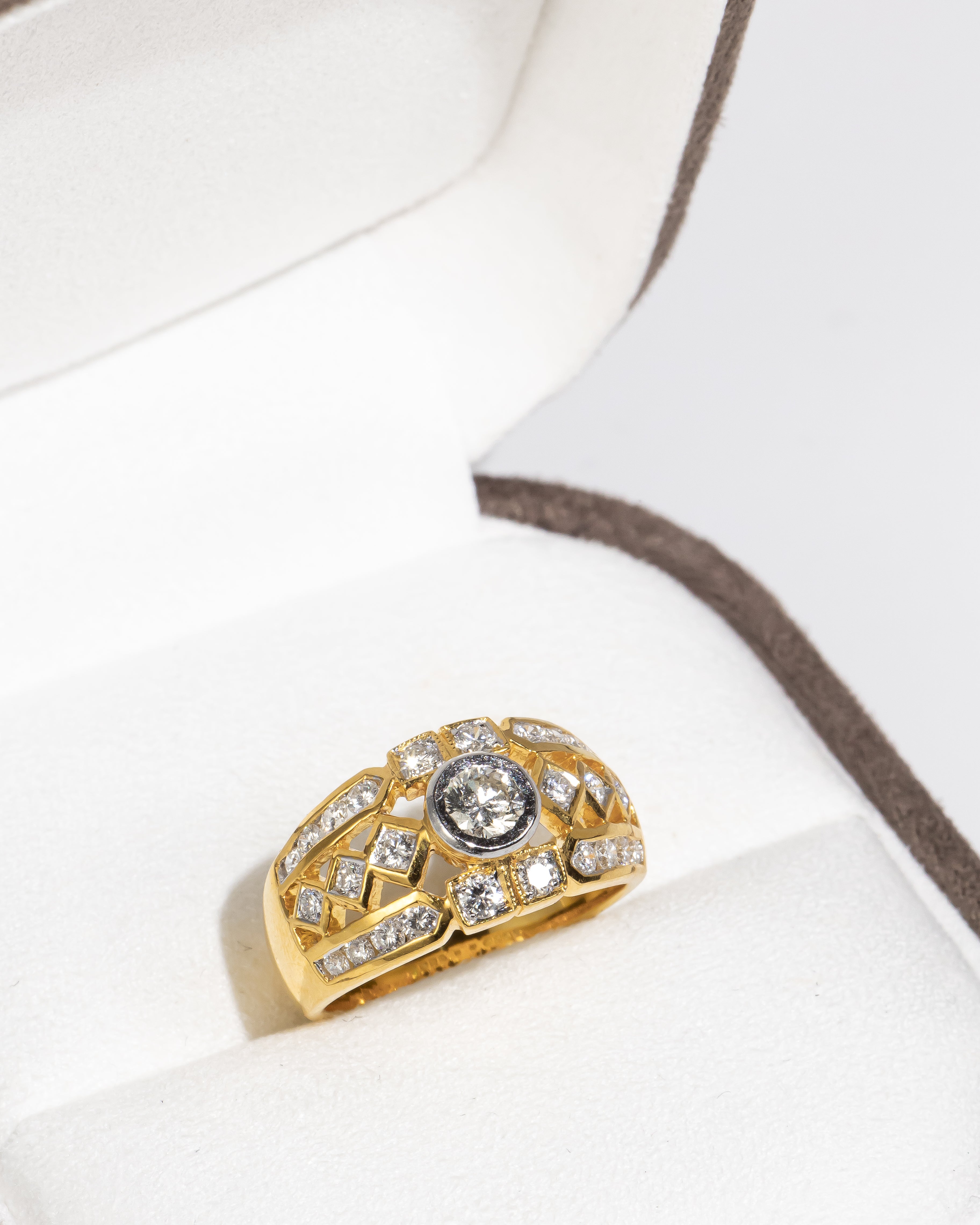 Openwork Diamond Ring