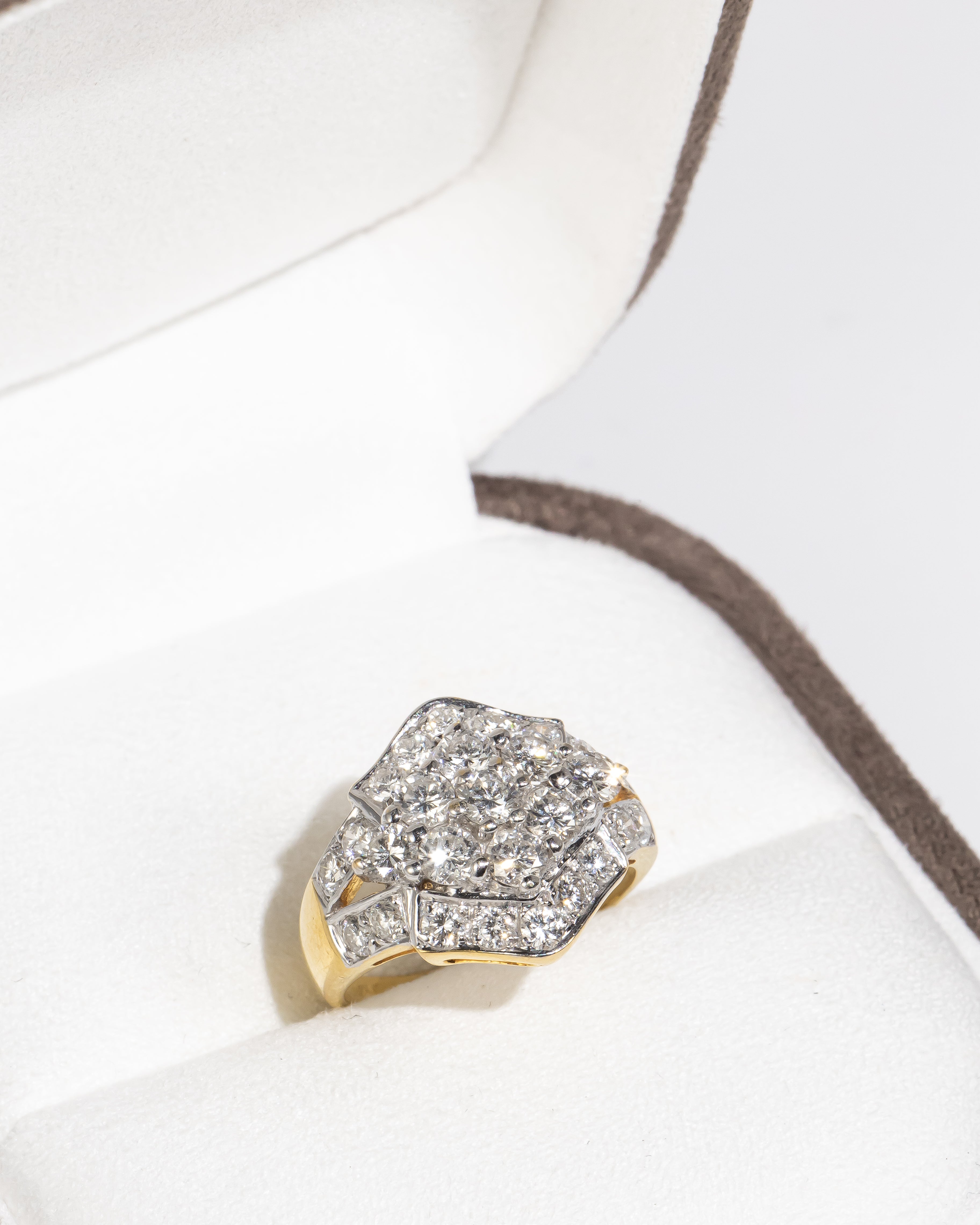 Crown Diamond Ring