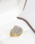 Diamond Shape Pave Ring