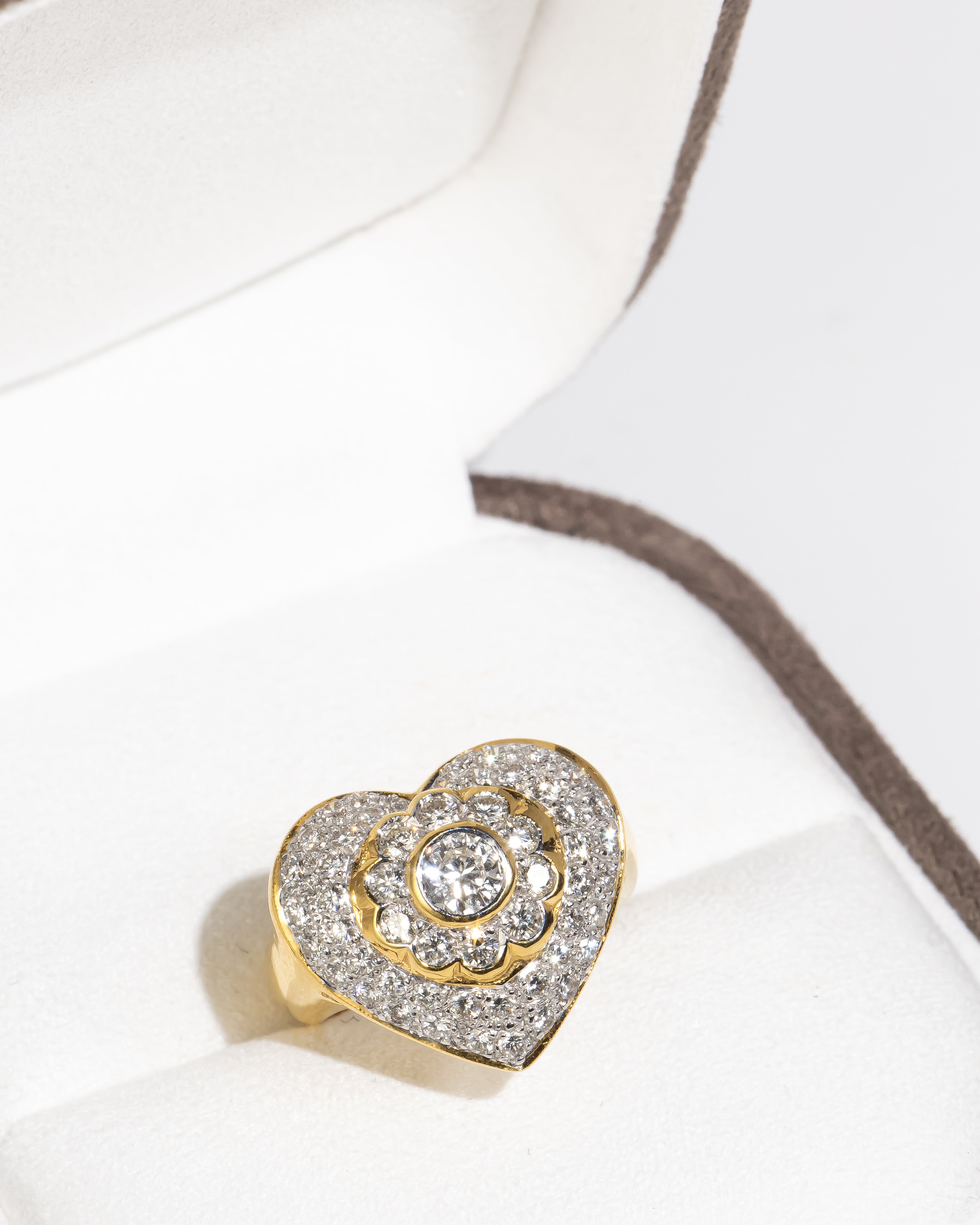 Heart Diamond Ring