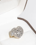 Statement Heart Diamond Ring