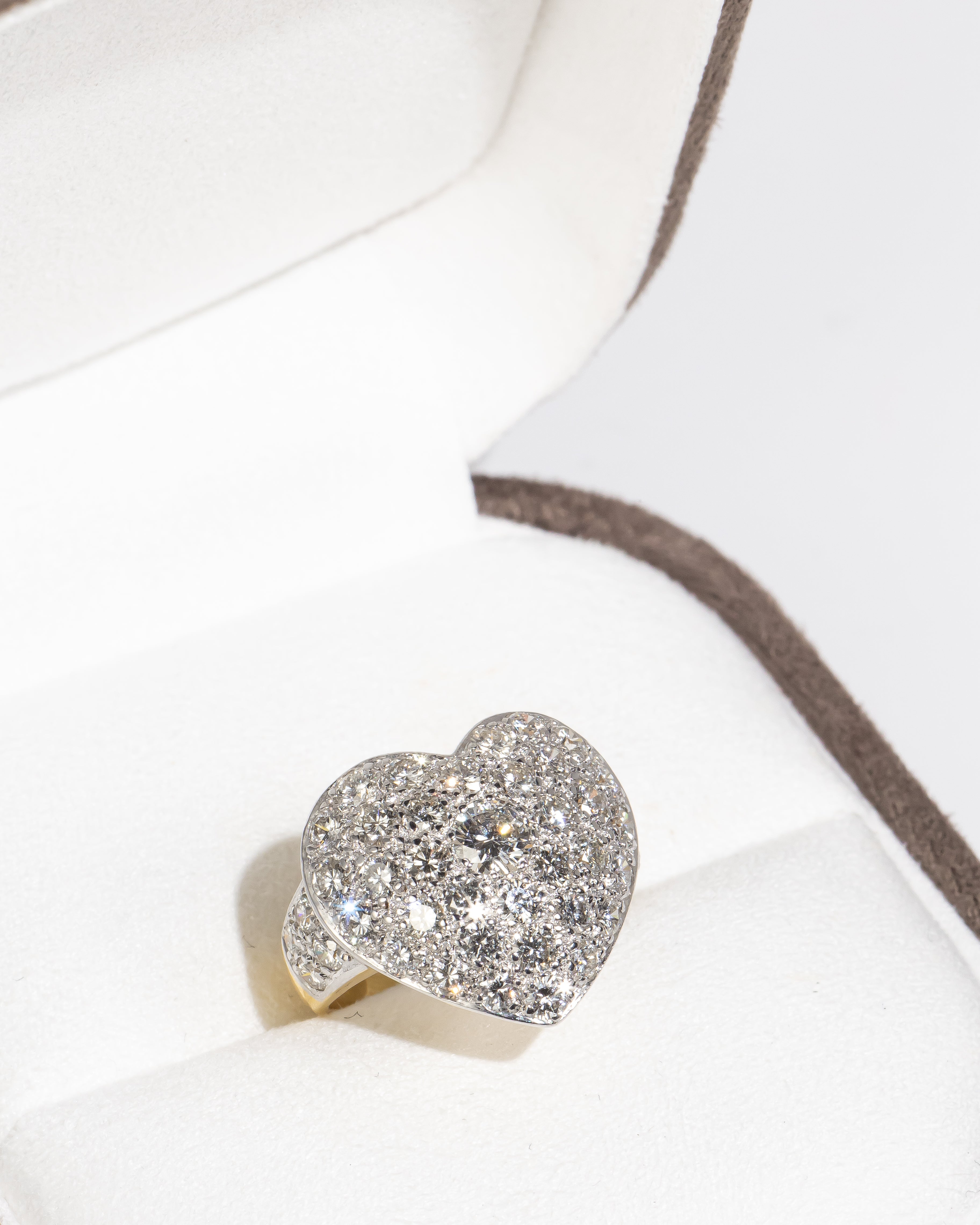 Statement Heart Diamond Ring