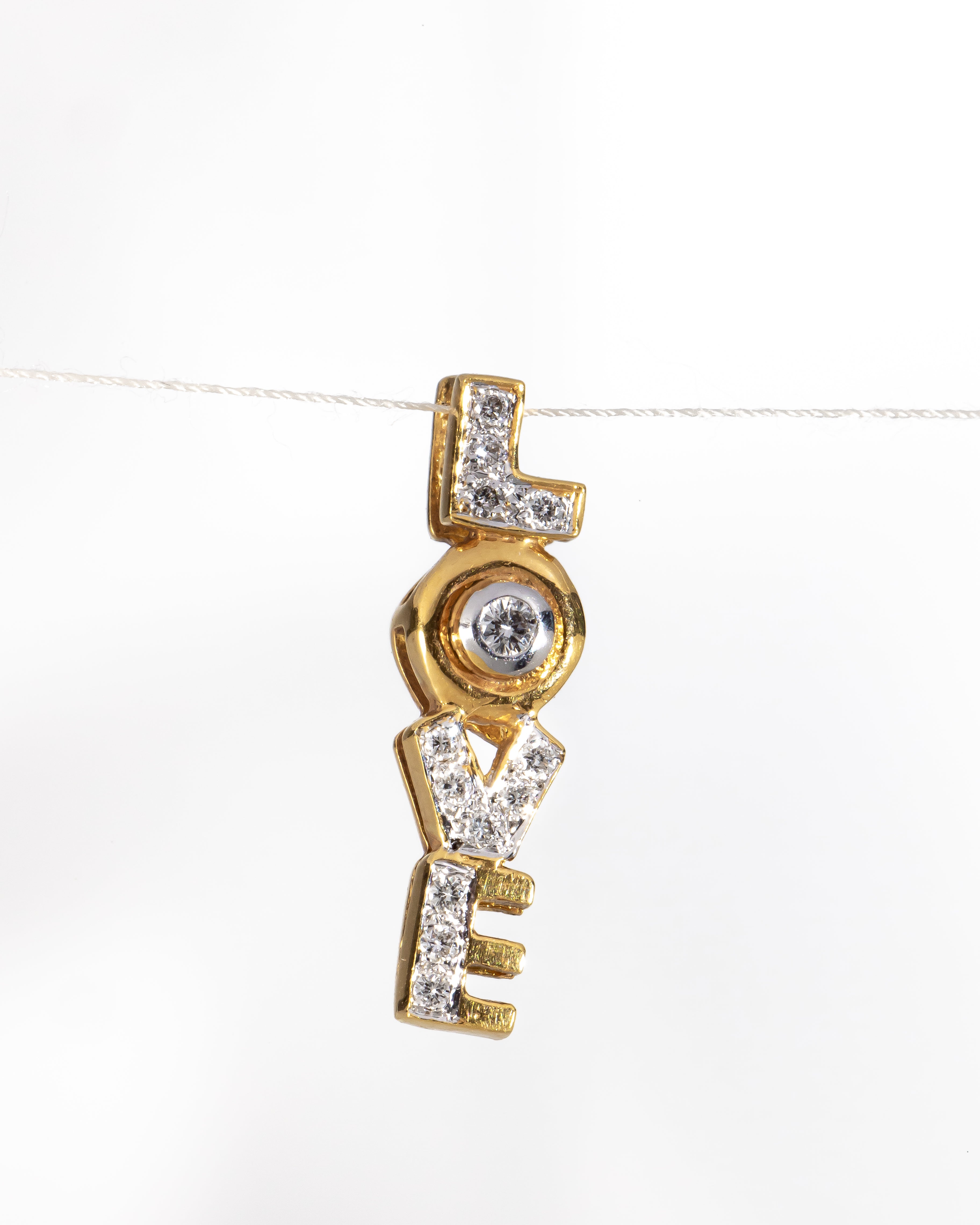 LOVE Diamond Pendant