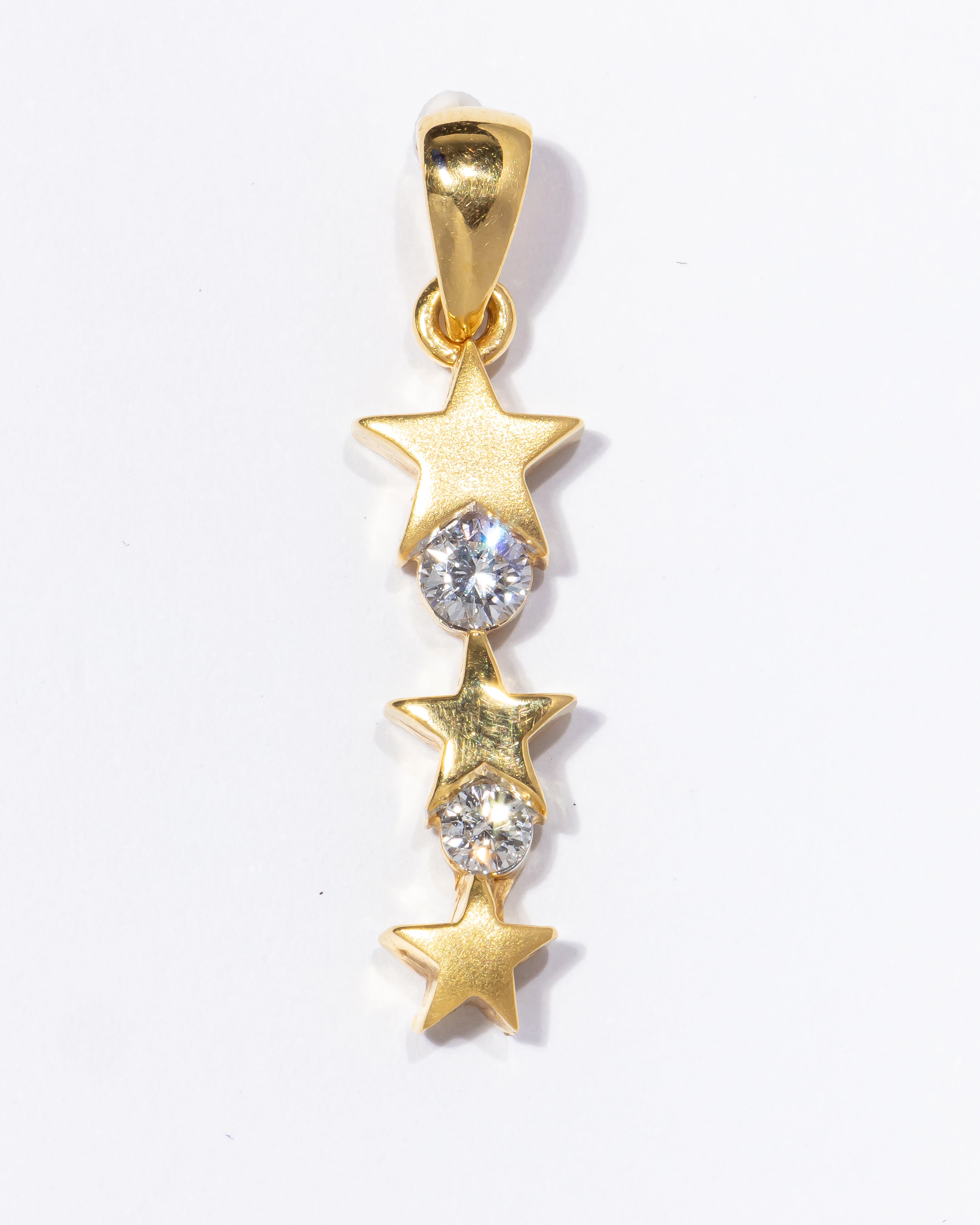 3-Star Diamond Pendant