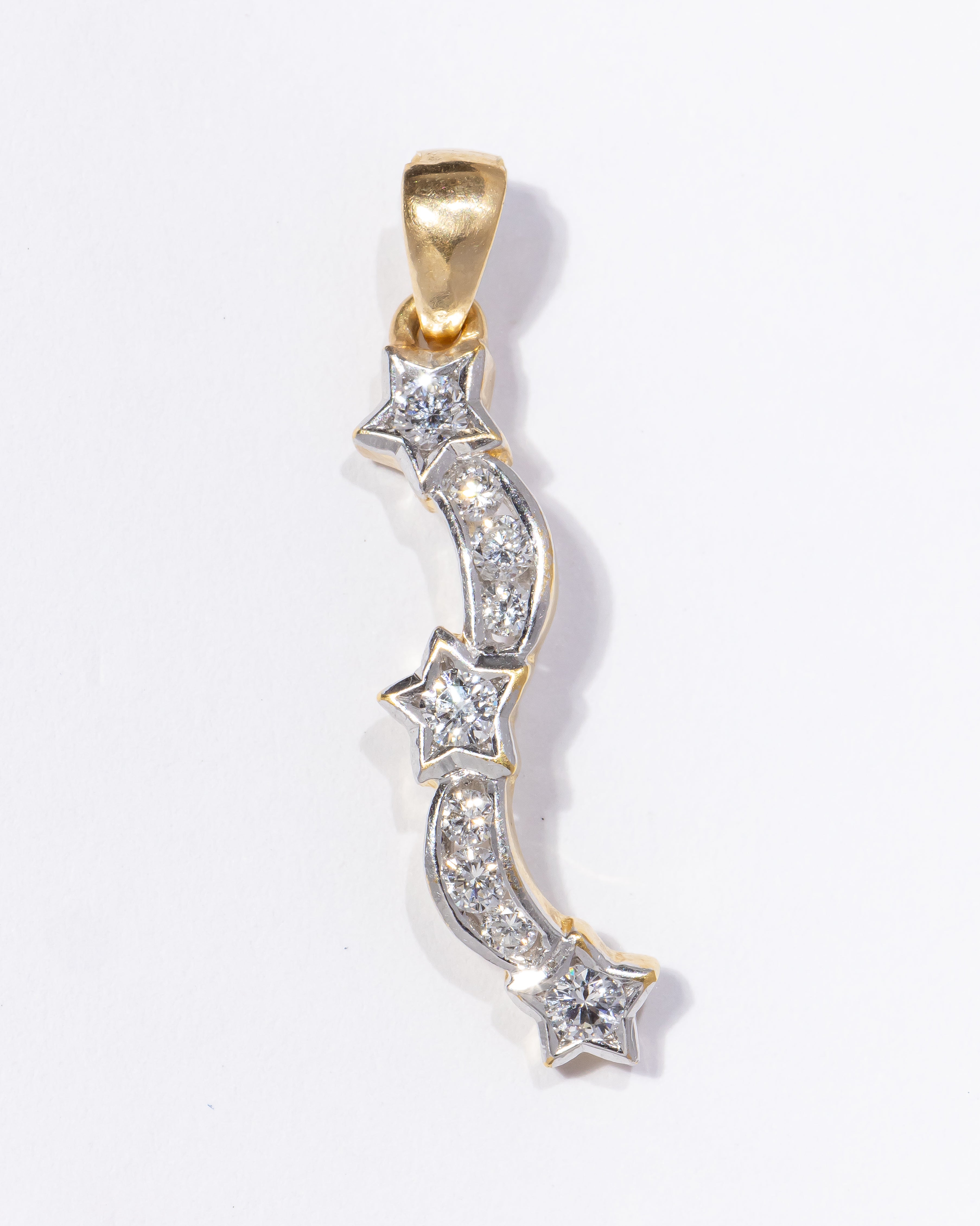 Minimalist Diamond Drop Pendant