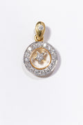 Diamond Circle Rolling Pendant