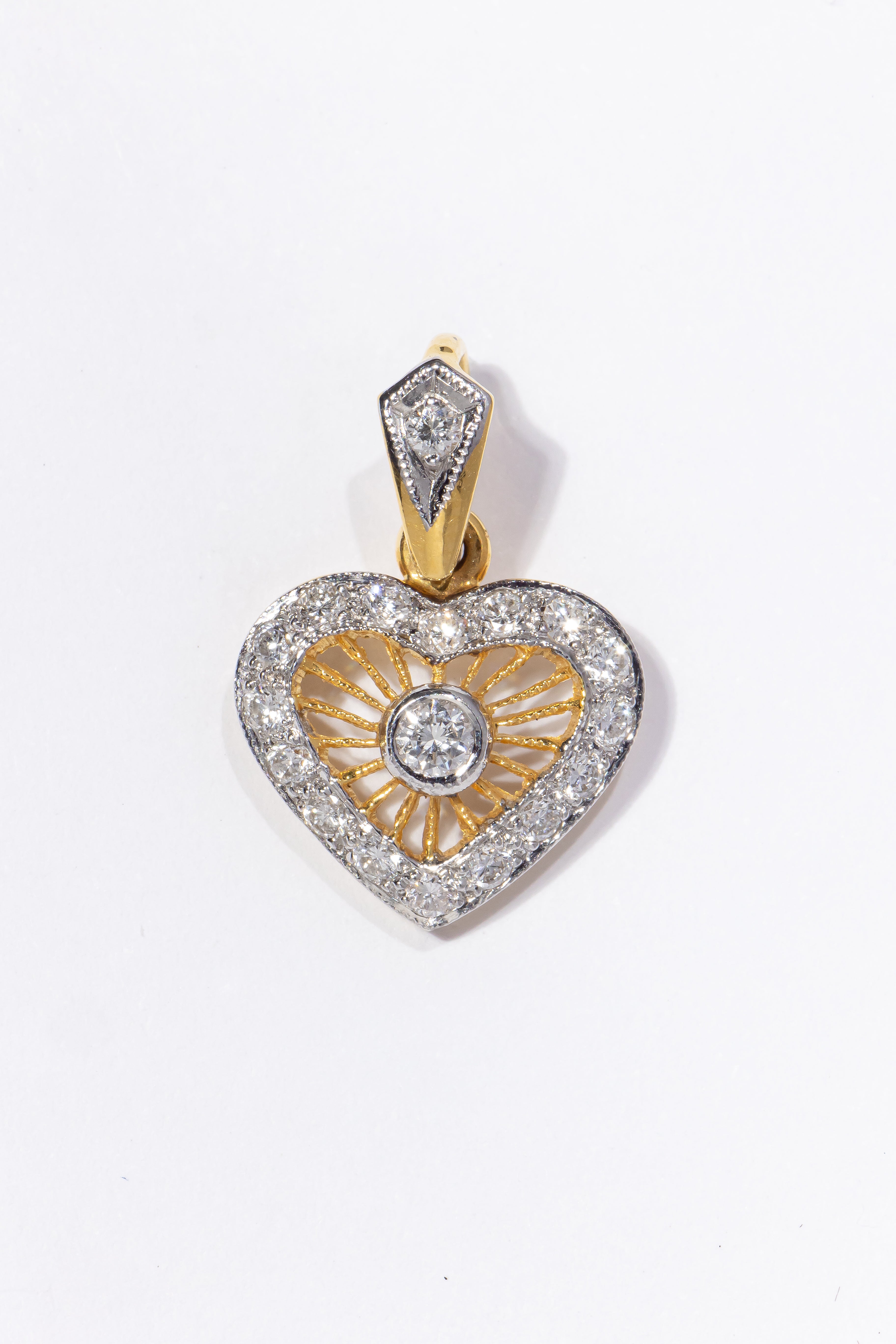 Heart Diamond Pendant
