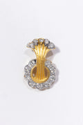 Diamond Sandblasted Fountain Pendant