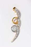 Branch-Shaped Diamond Pendant