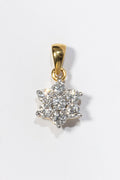 Diamond Cluster ""Stamen"" Pendant