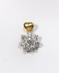 Cluster Diamond Pendant