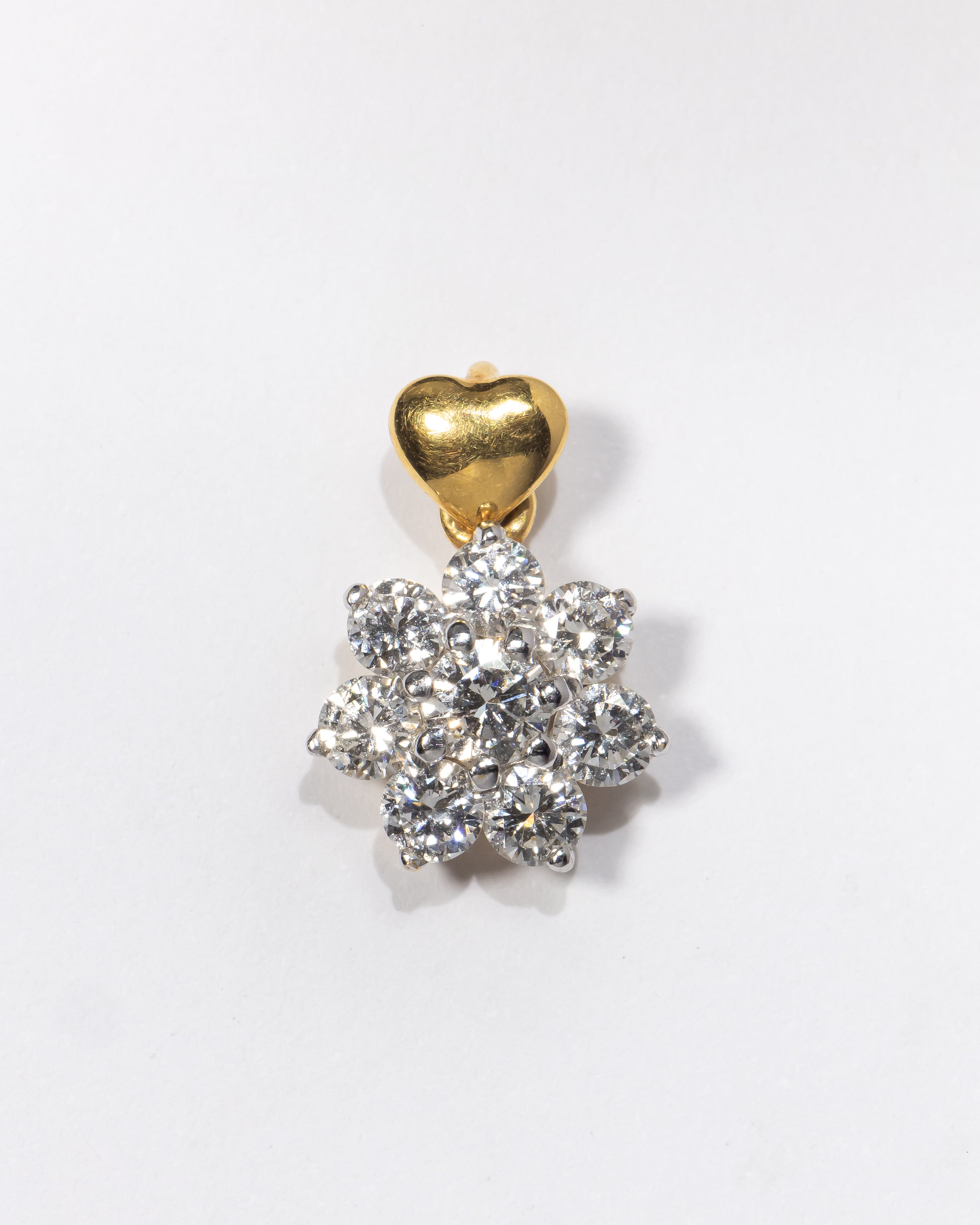 Cluster Diamond Pendant