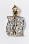 Wave Diamond Pendant