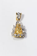 Buddha Pendant with Diamond Halo