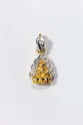 Small Buddha Pendant with Diamond Halo