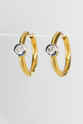 Minimalist Diamond Stud Earrings