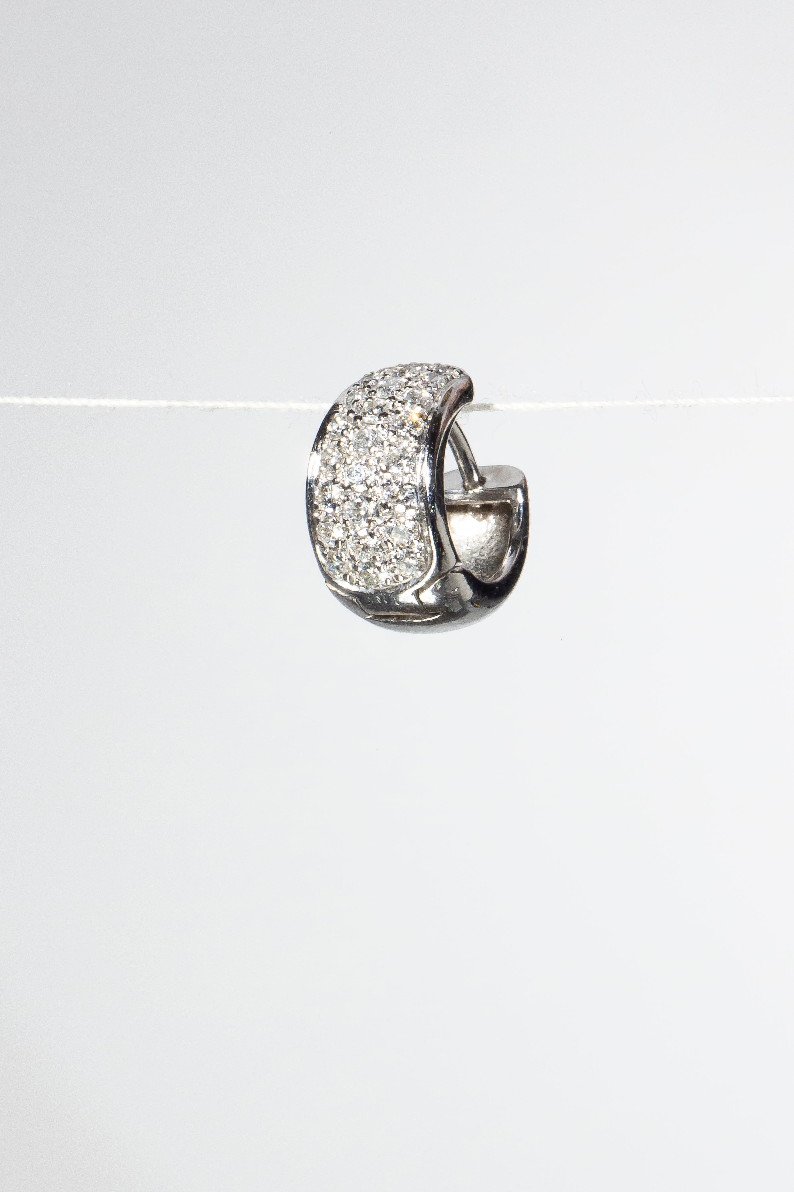 Diamond Hoop Earrings