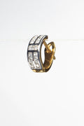 White Gold Diamond Hoop Earrings