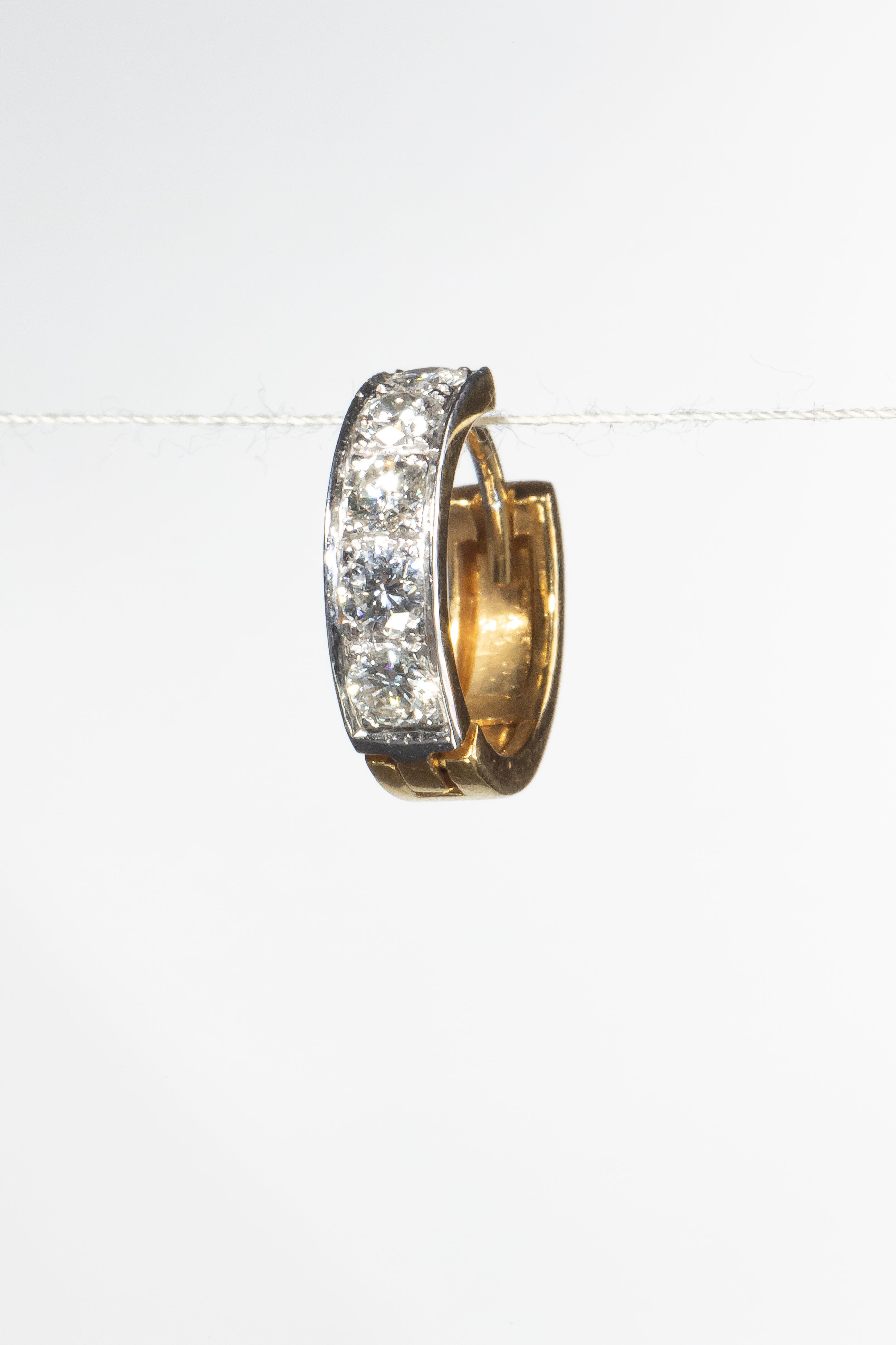 Diamond Hoop Earrings