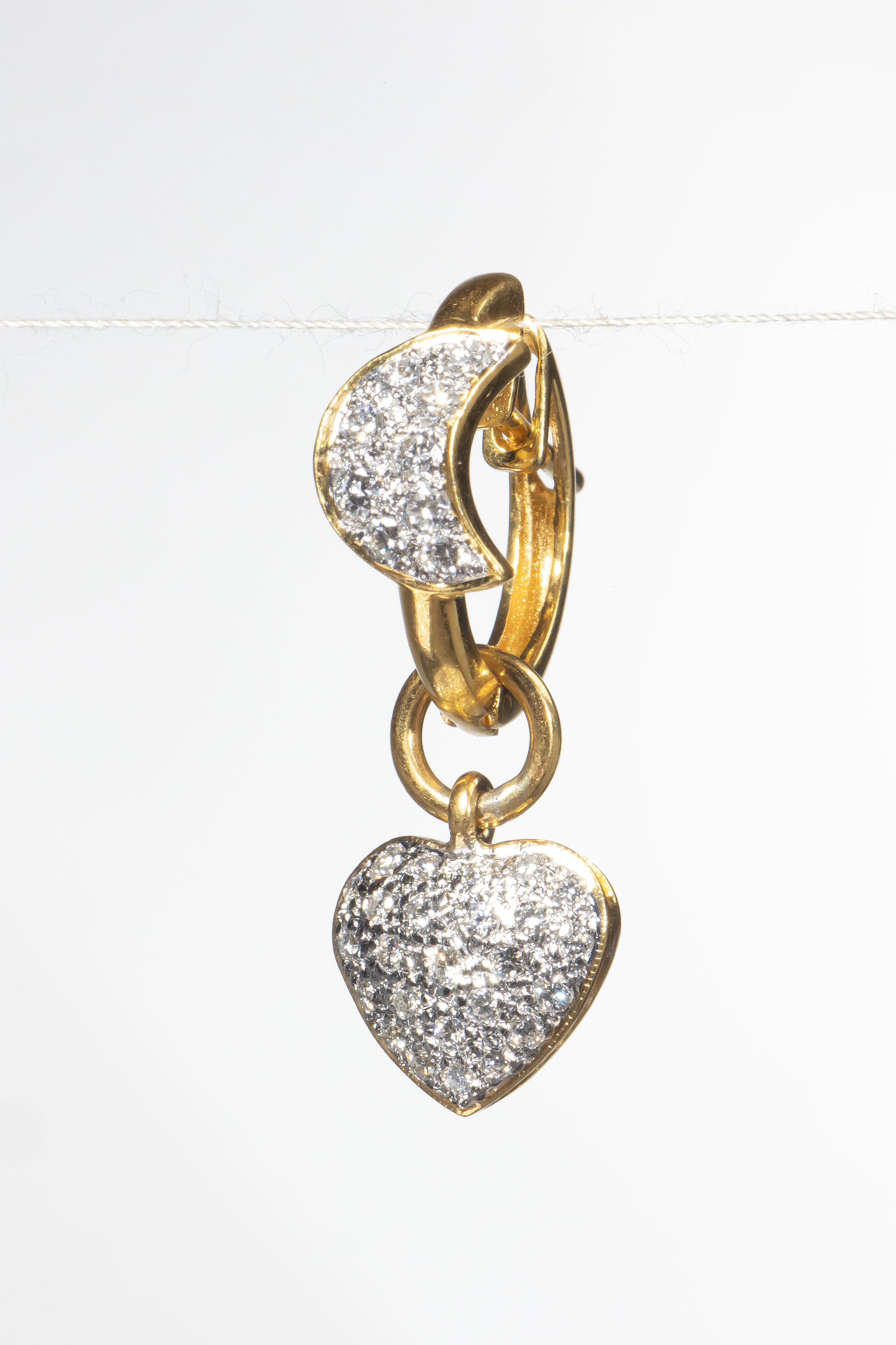 Diamond Hoop Earrings