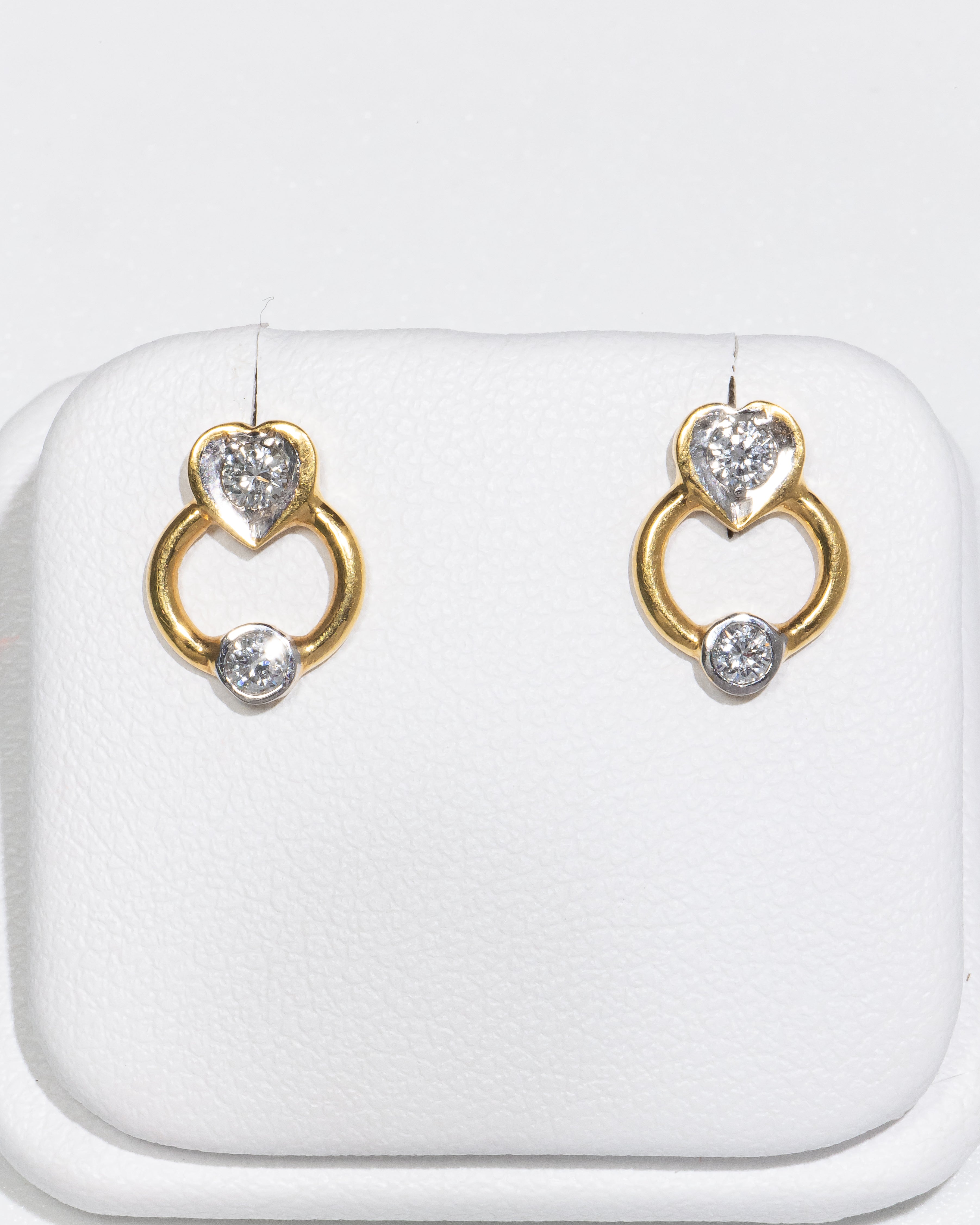 Diamond Hoop Earrings