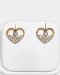 Diamond Heart Earrings