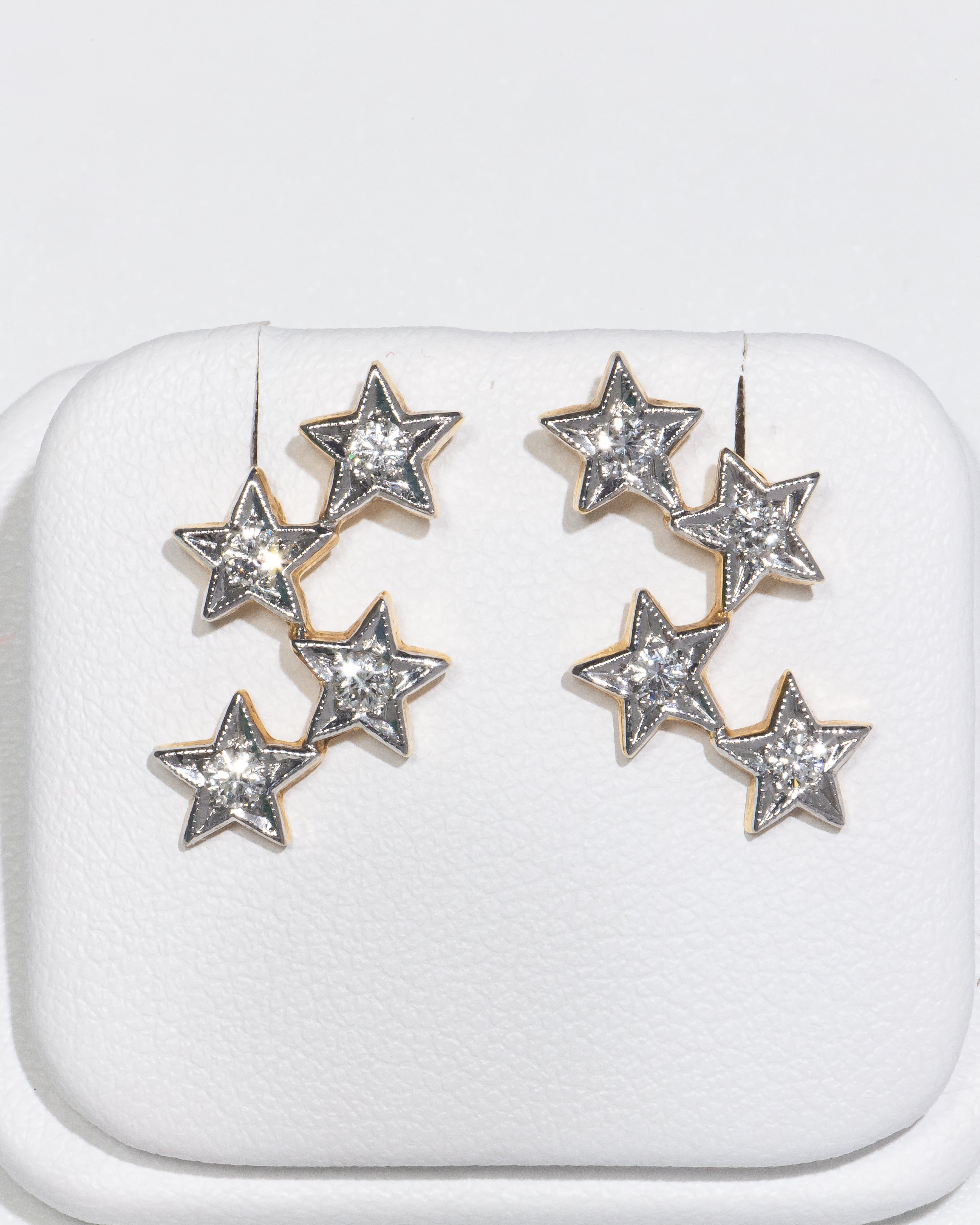 Diamond Star Earrings