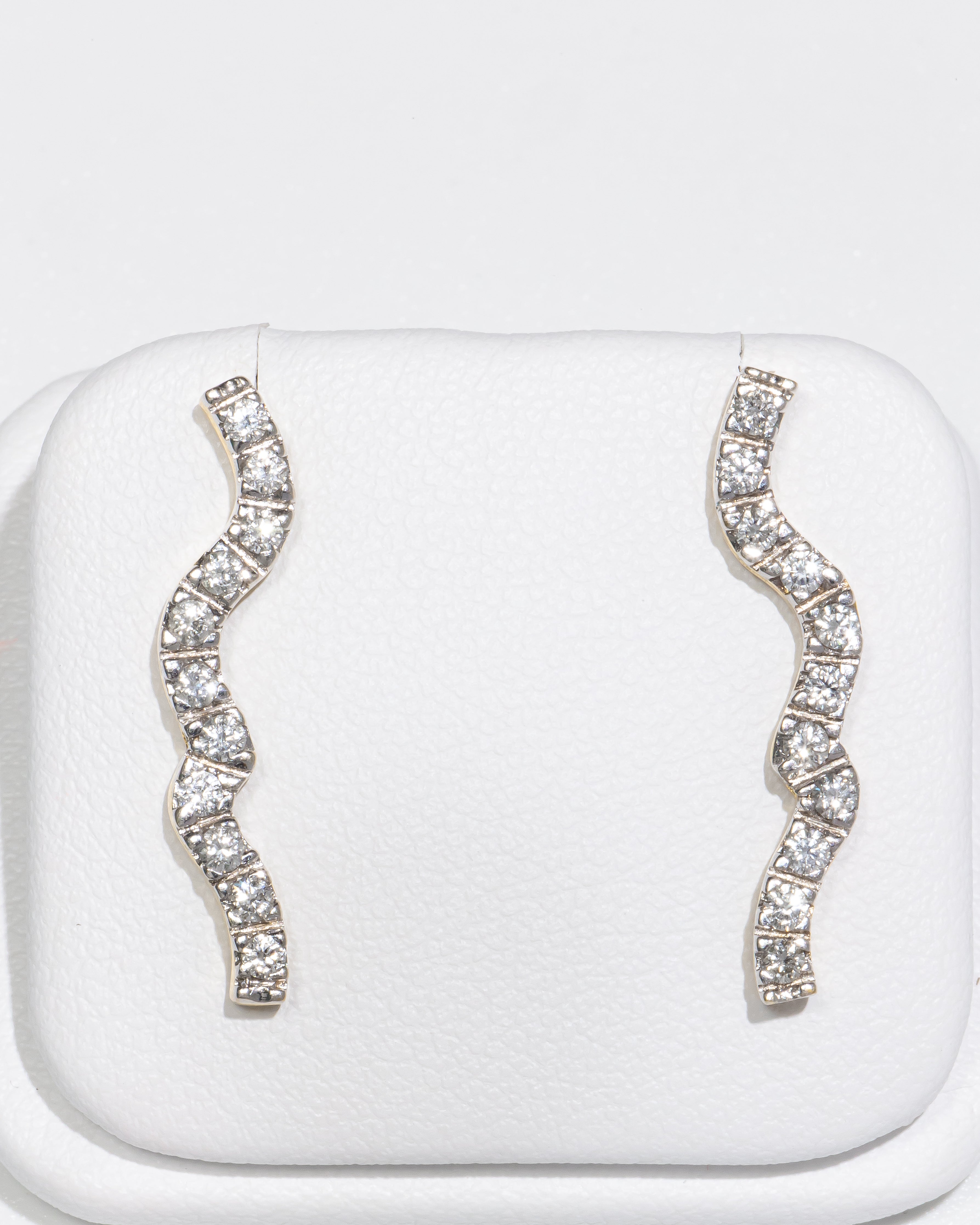Diamond Drop Earrings