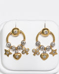 Diamond Dangle Earrings