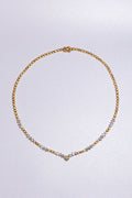 Elegant Diamond-Gold Necklace
