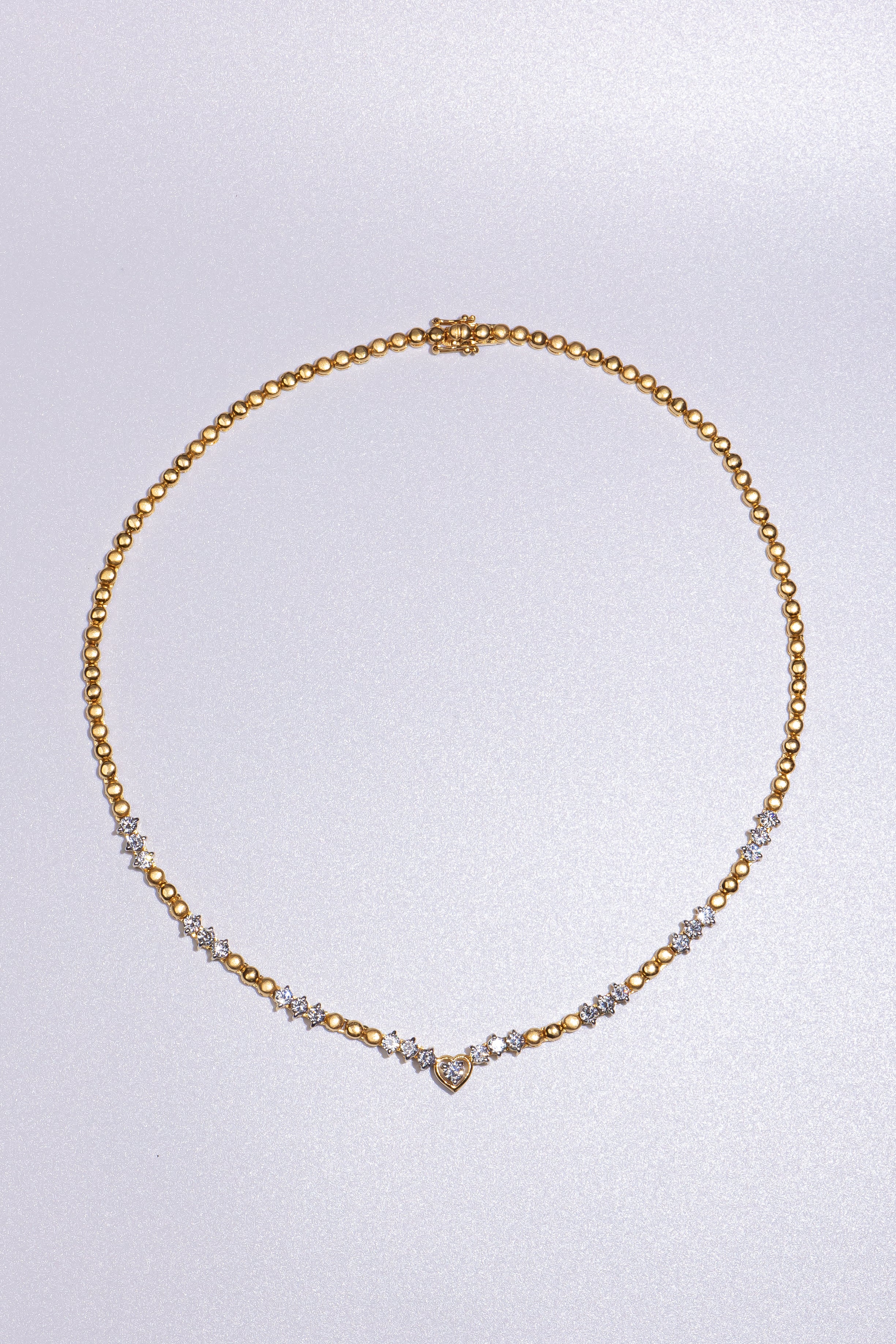Elegant Diamond-Gold Necklace