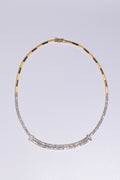 Curved Diamond Necklace