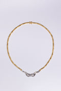 Diamond Bow Necklace