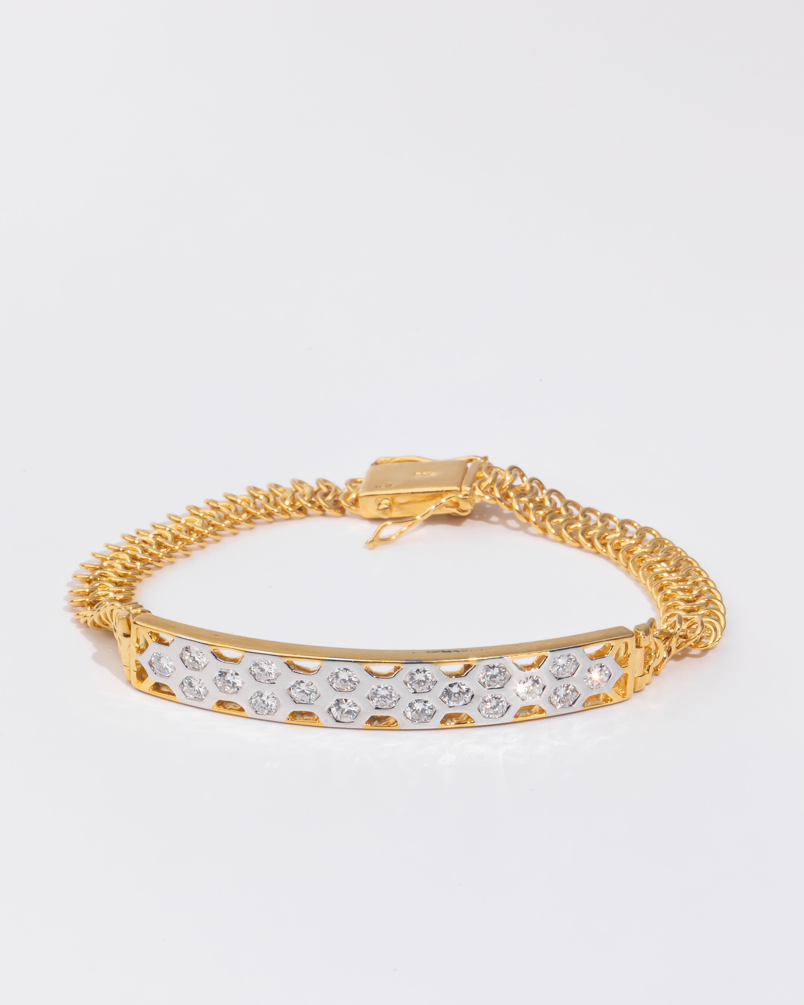 Honeycomb Diamond Bracelet