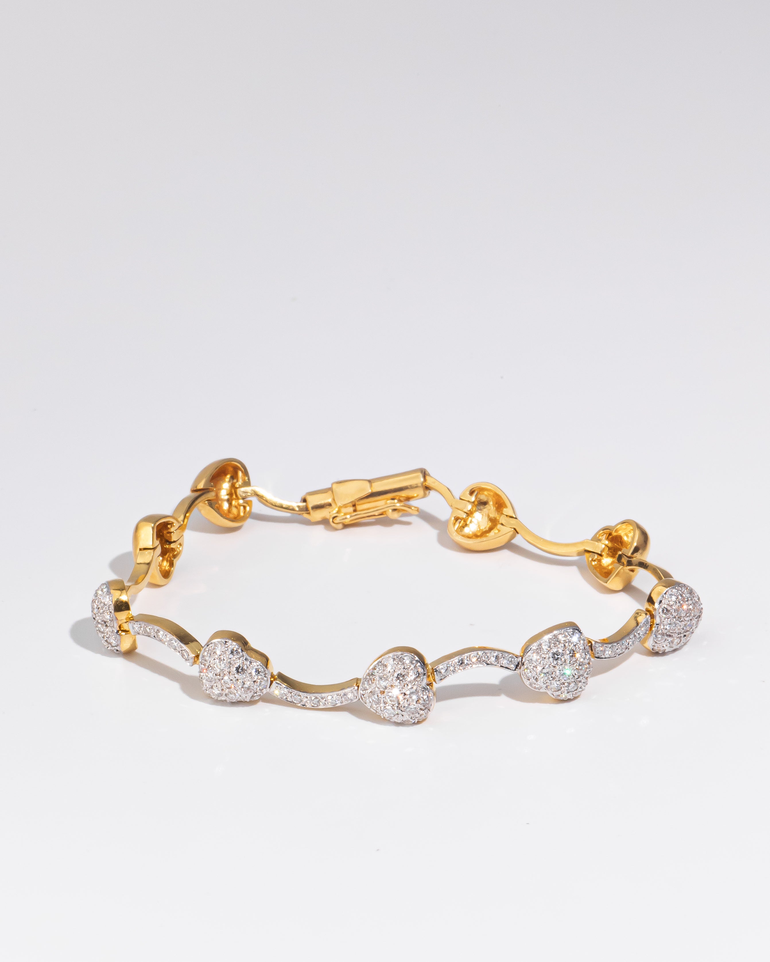 Heart & Sand Diamond Bracelet